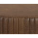 Divano 17 inch Lucia Tobacco Leather Ottoman